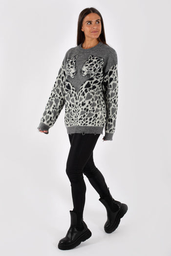 Pull Leopard Donna - 3