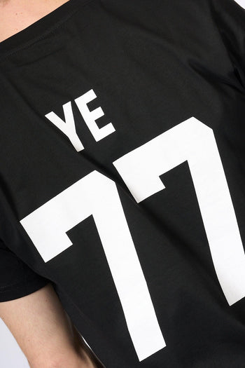 T-shirt Ye 77 Nero Unisex - 4