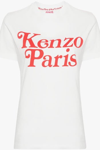 T-shirt Bianco Donna Stampa Logo Paris - 3