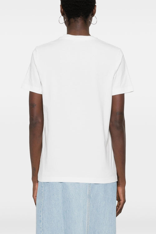 T-shirt Bianco Donna Stampa Logo Paris - 2
