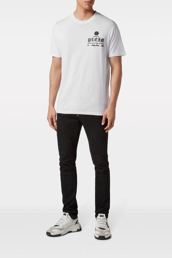 T-shirt Cotone Bianco con stampa - 4