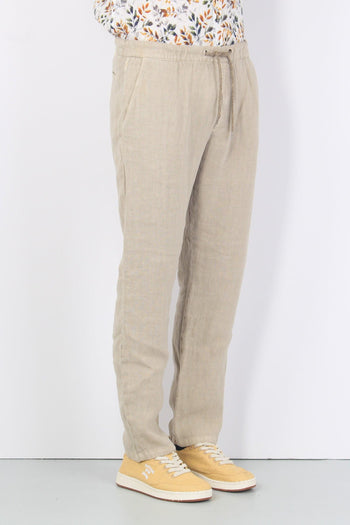Pantalone Coulisse Relaxed Sabbia - 5