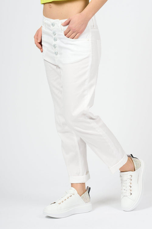 Koons Jeans Leggero Bianco Donna - 1