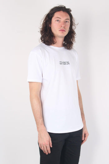 T-shirt Stampa Smile Bianco - 5