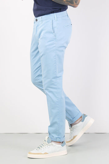 Pantalone Chino Slim Fit Celeste - 6