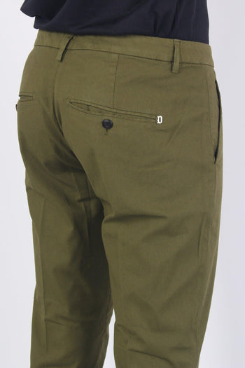 Gaubert Pantalone Chino Verde Militare - 7
