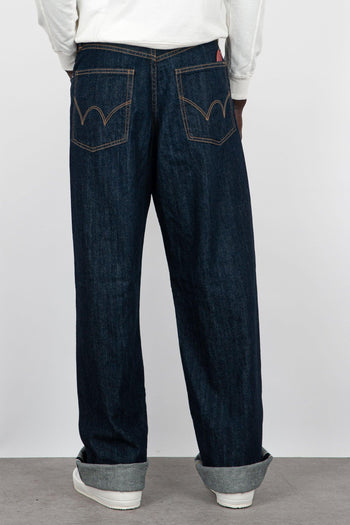 Jeans Wide Denim Blu Scuro - 3