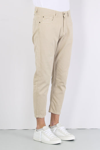 Pantalone Cropped Sabbia - 6