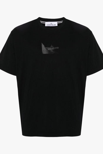 T-shirt Nero Uomo con stampa - 4