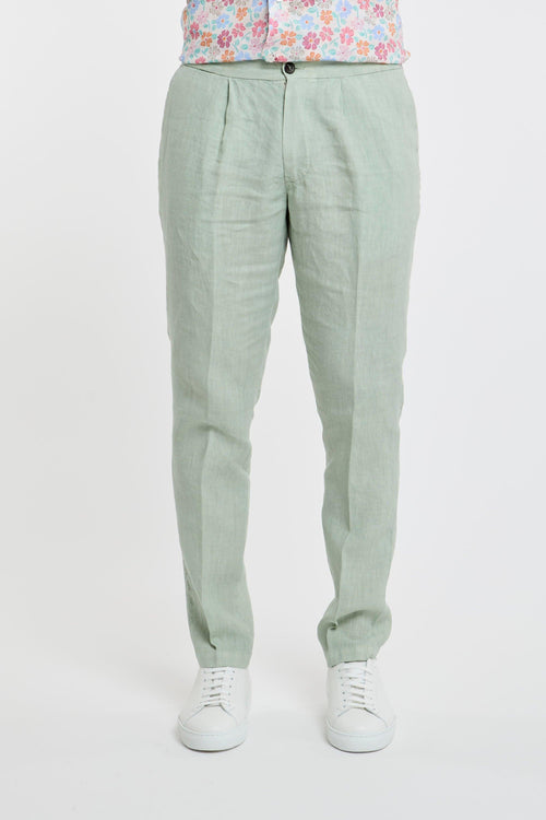 Pantalone Lino Verde