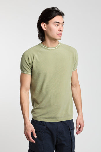T-shirt in maglia di cotone - 5