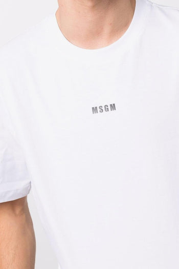 T-Shirt Cotone Bianco con logo classico - 4