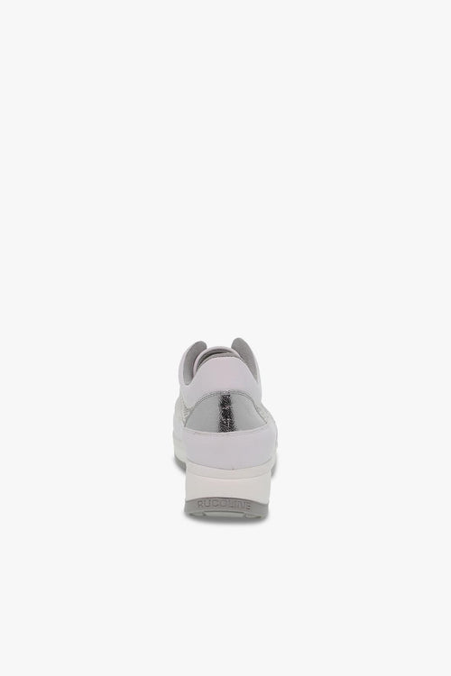 Sneakers AGILE AUDREY in rete e pelle bianco e argento - 2
