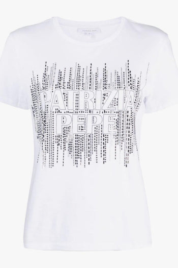 T-shirt Bianco Donna con logo - 5