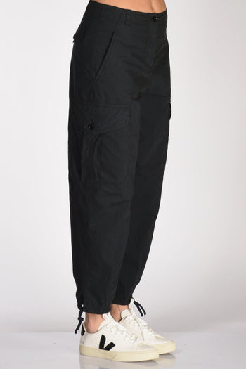 Pantalone Tasche Blu Navy Donna - 4