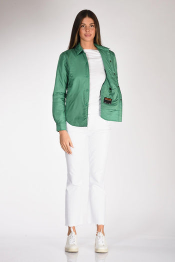Camicia Imbottita Verde Donna - 6