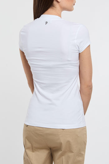 T-shirt 91% CO 9% EA Bianco - 4