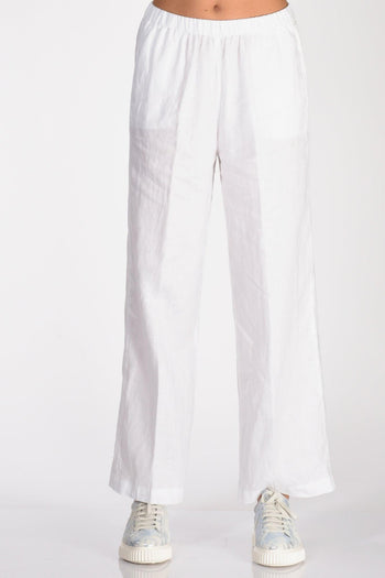 Pantalone Elastico Bianco Donna - 3