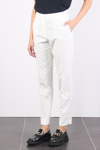Pantalone Chino Tela Bianco Ottico - 5