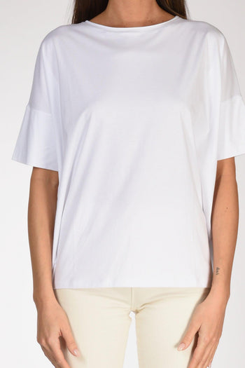 Tshirt Girocollo Bianco Donna - 3