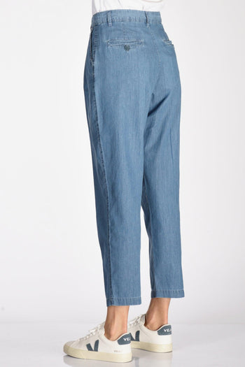 Pantalone Pinces Blu Jeans Donna - 6