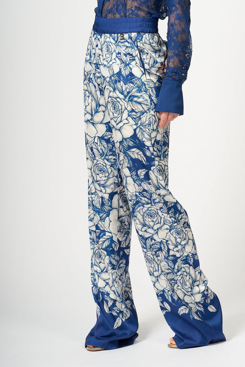 Pantalone Rose Blu Donna - 1