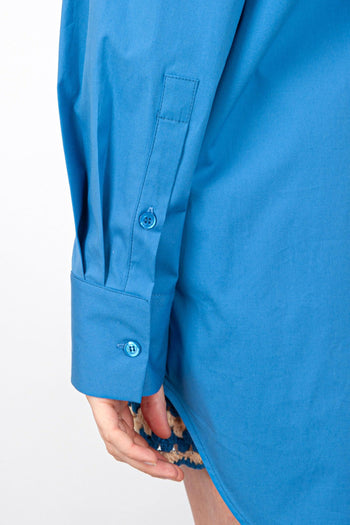 Camicia Lara Cotone Azzurro - 6