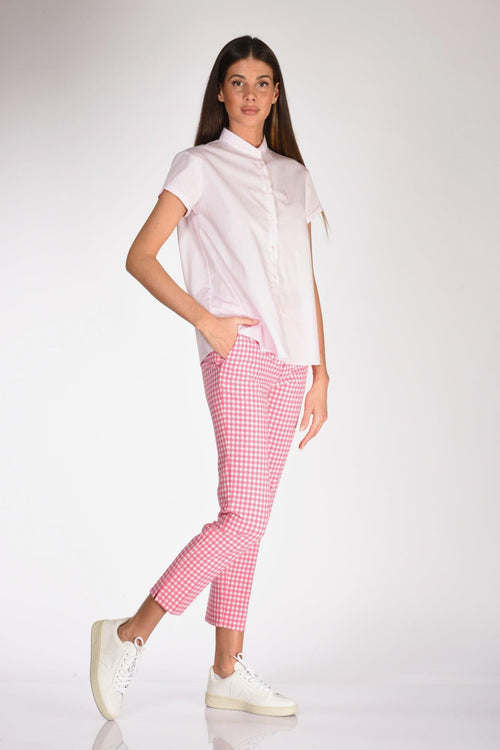 Pantalone New York Rosa/bianco Donna - 2