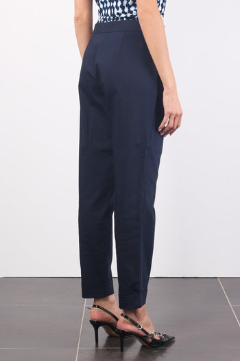 Pantalone Chino Cotone Blu - 6