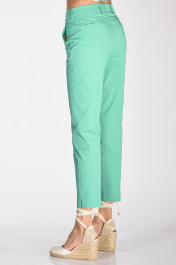 Pantalone New York Verde Chiaro Donna - 6