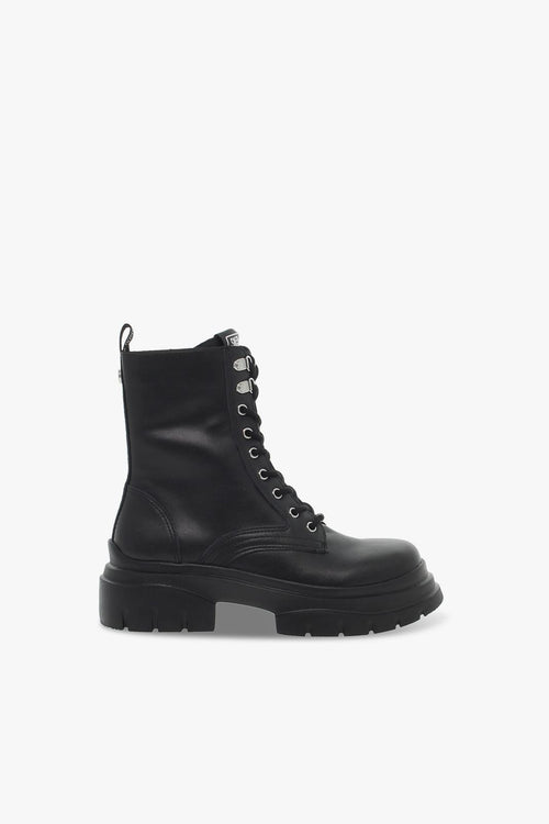 Polacco HANGOUT BLK ACTION LEATHER in pelle nero - 1