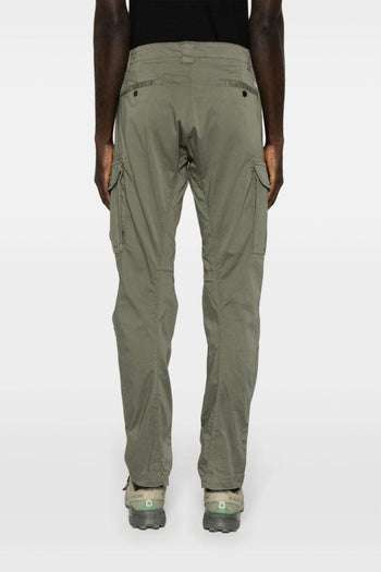 Pantalone Cotone Elasticizzato Verde elasticizzato - 4