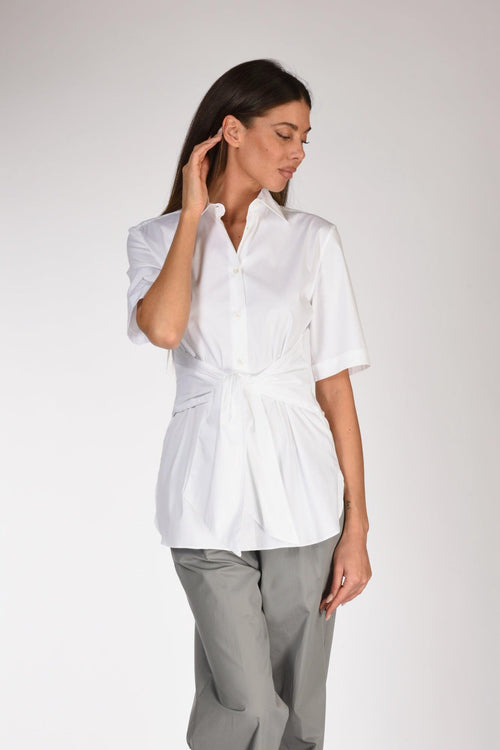 Camicia Fiocco Bianco Donna - 1
