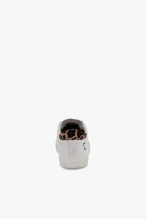 Sneakers HILL LOW VINTAGE CALF WHITE-LEOPARD in pelle e camoscio bianco e leopardato - 2