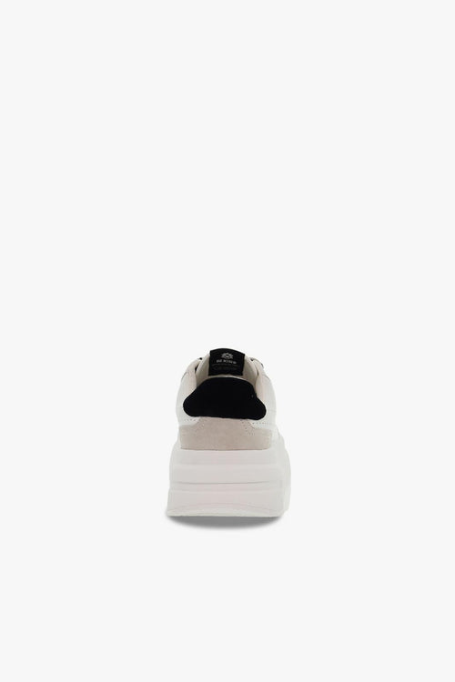 Sneakers IMPULS BIS in nabuk e camoscio bianco e nero - 2