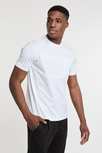 T-Shirt in superfine cotton stretch e light scuba - 3