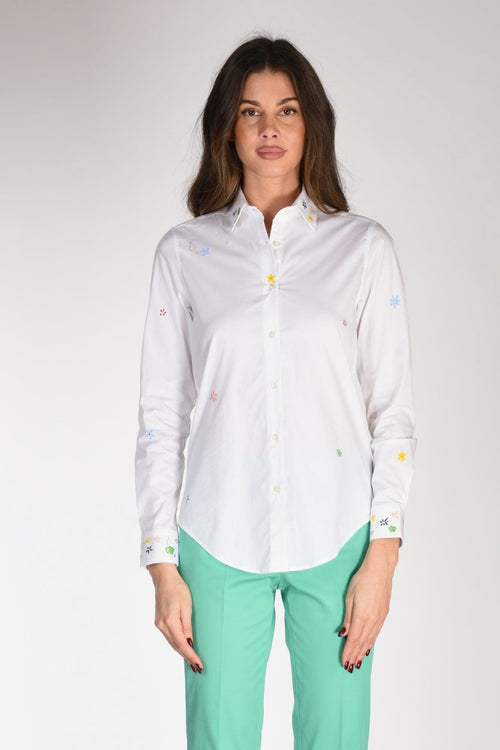 Camicia Dipinta Bianco/multicolor Donna - 2