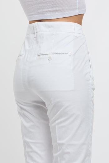 Pantalone Nima Zip CO/EA Bianco - 6