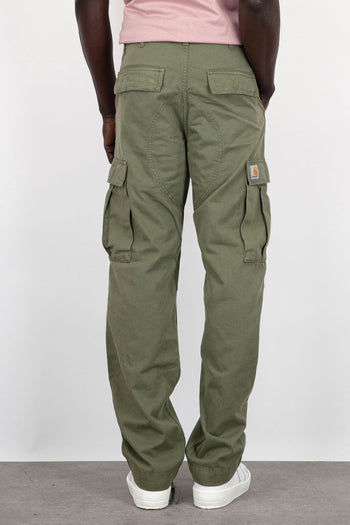 WIP Pantalone Regular Cargo Cotone Verde - 5