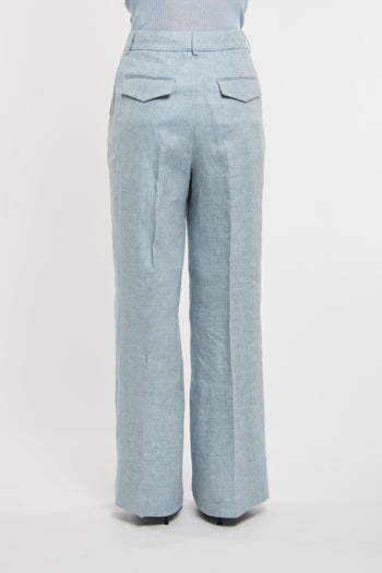 Pantalone 100% LI Azzurro - 5