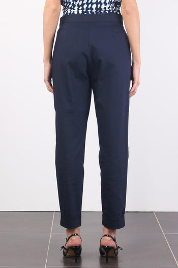 Pantalone Chino Cotone Blu - 3