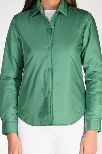 Camicia Imbottita Verde Donna - 3