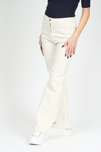 Jeans Smin Bianco Donna - 5