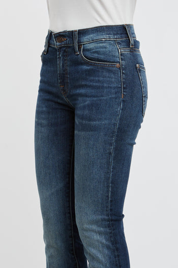 Jeans Bootcut Tailorless Retro Multicolor in Cotone/Elastan - 6