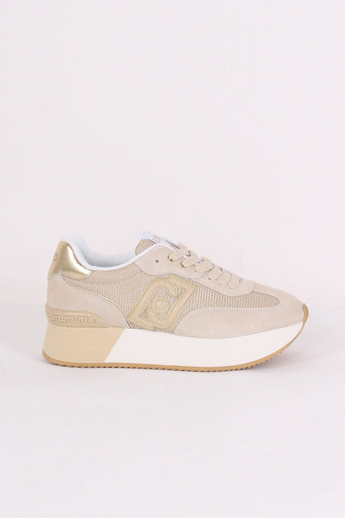 Sneaker Dreamy Suede Mesh Sand/gold - 1