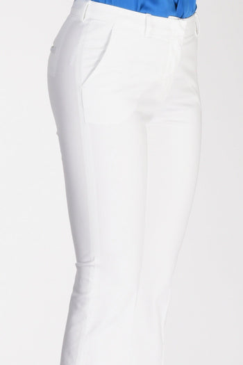 Pantalone Jane Bianco Donna - 5