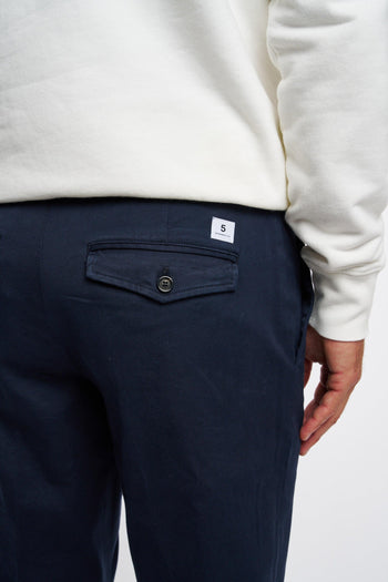 Pantalone Chino Setter Cotone/Fibra di gomma Navy - 5