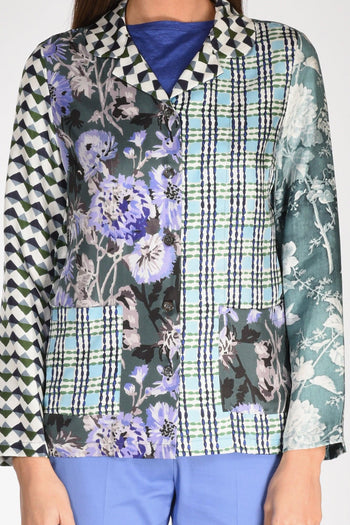 Camicia Stampata Multicolor Donna - 3