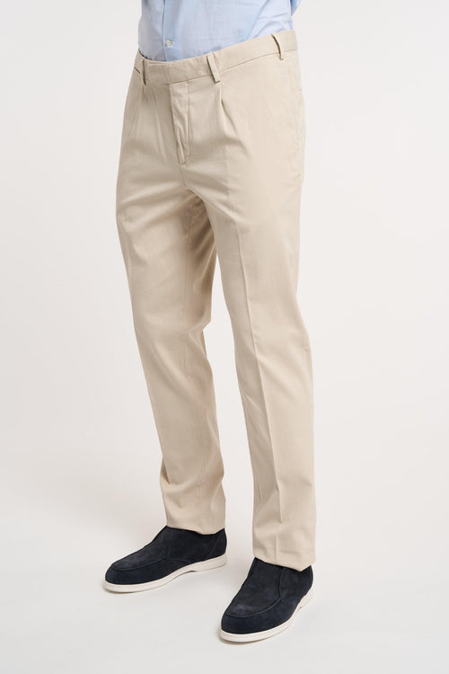 Pantalone Pence in Cotone/Seta/Elastan Grigio - 2