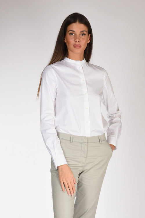 Camicia Coreana Bianco Donna - 1